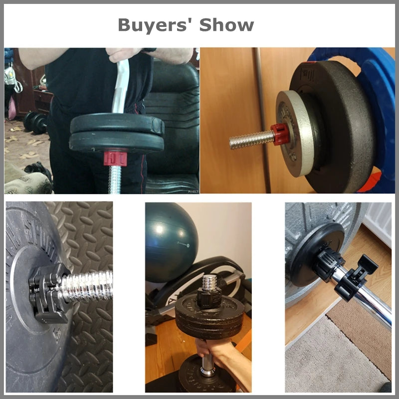 Dumbell Clips Clamp Weight Lifting Bar Fitness