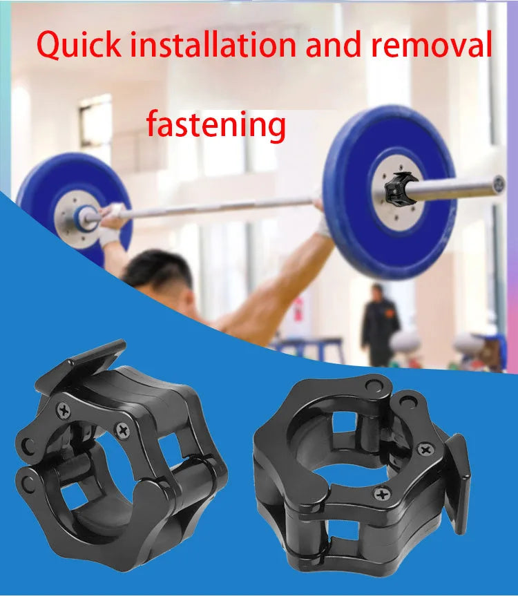 Dumbell Clips Clamp Weight Lifting Bar Fitness