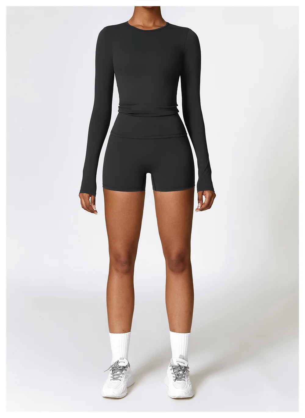 Sleeve Winter Fitness Running Gym Clothes Workout