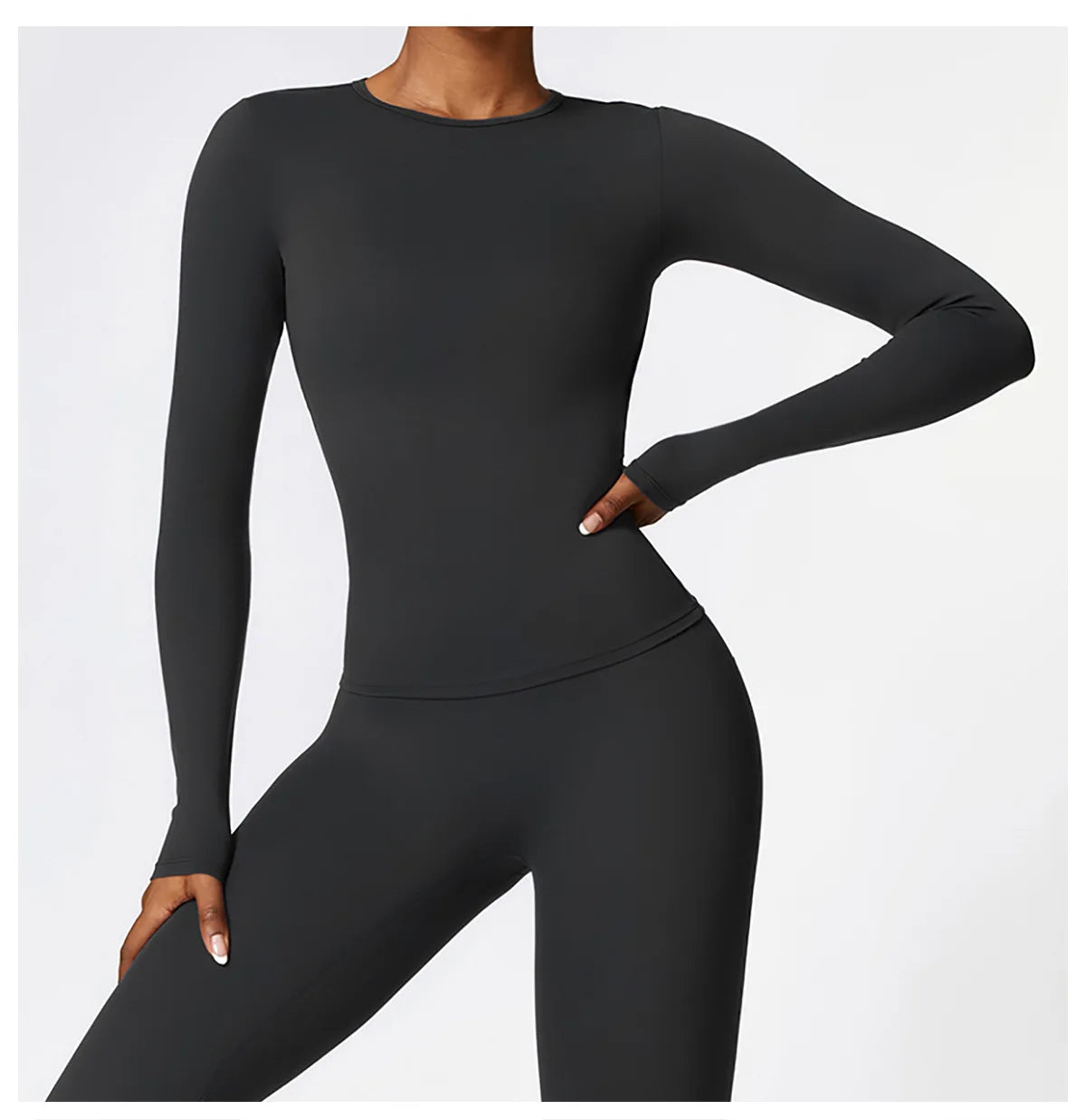 Sleeve Winter Fitness Running Gym Clothes Workout