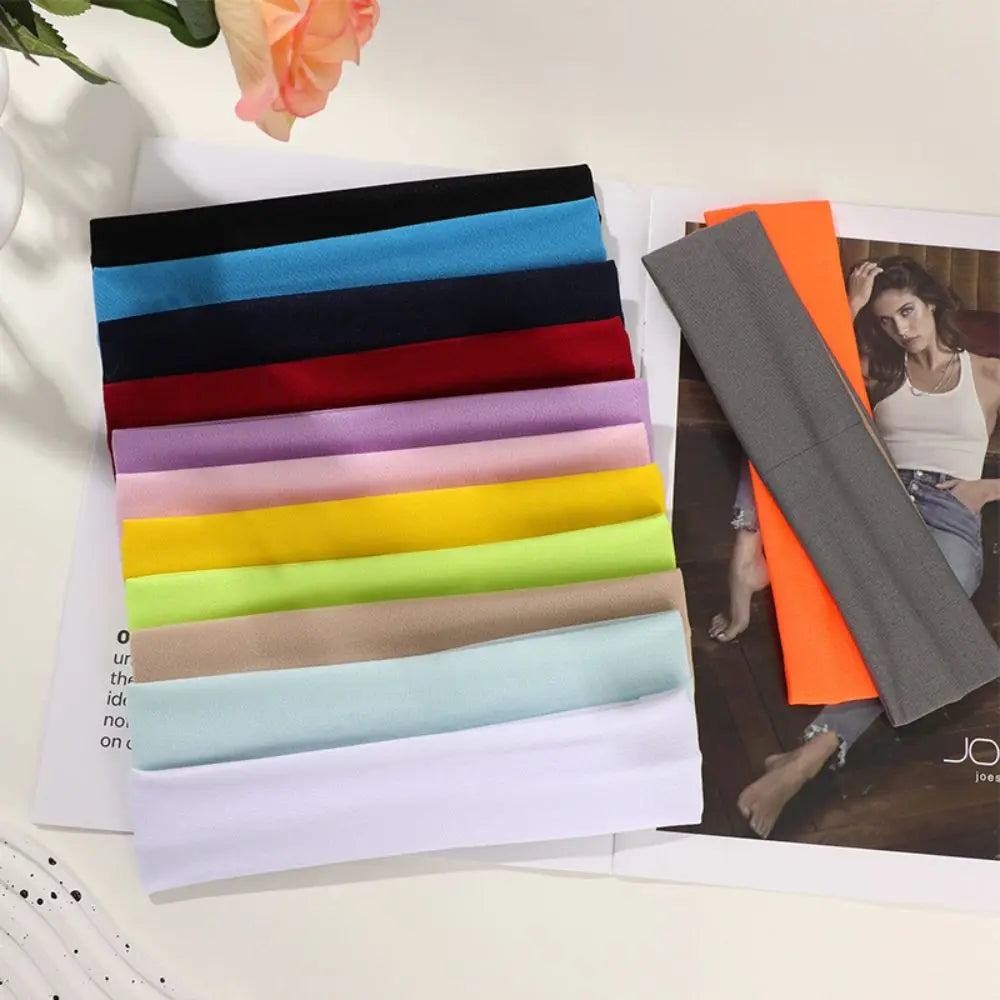 Breathable Athletic Headband – Candy Color Sweat Control Band