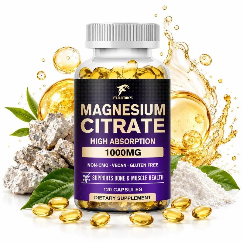FULIMIKS Magnesium Citrate Supplemen for Adults