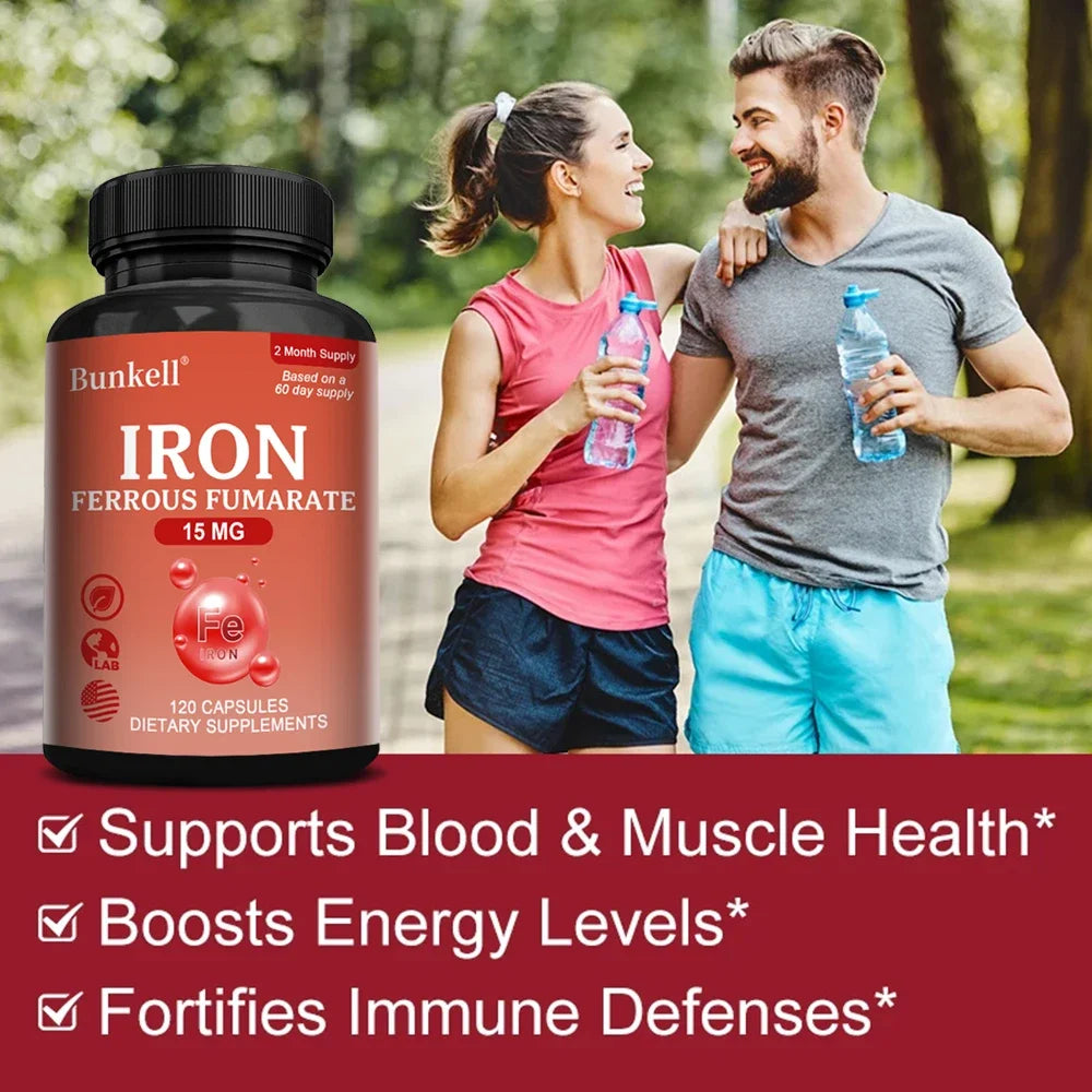 Iron Supplement - Boost Energy, Improve Concentration