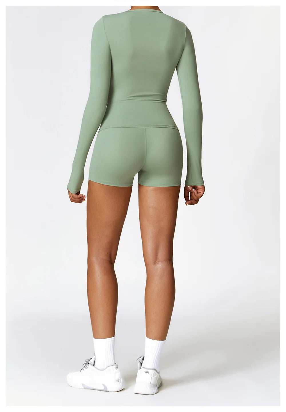 Sleeve Winter Fitness Running Gym Clothes Workout
