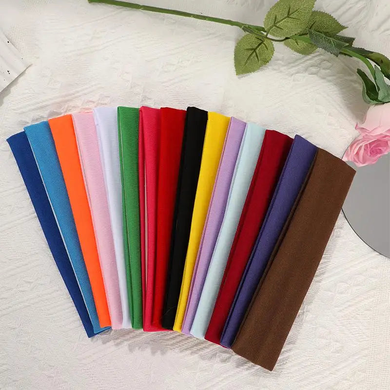 Breathable Athletic Headband – Candy Color Sweat Control Band