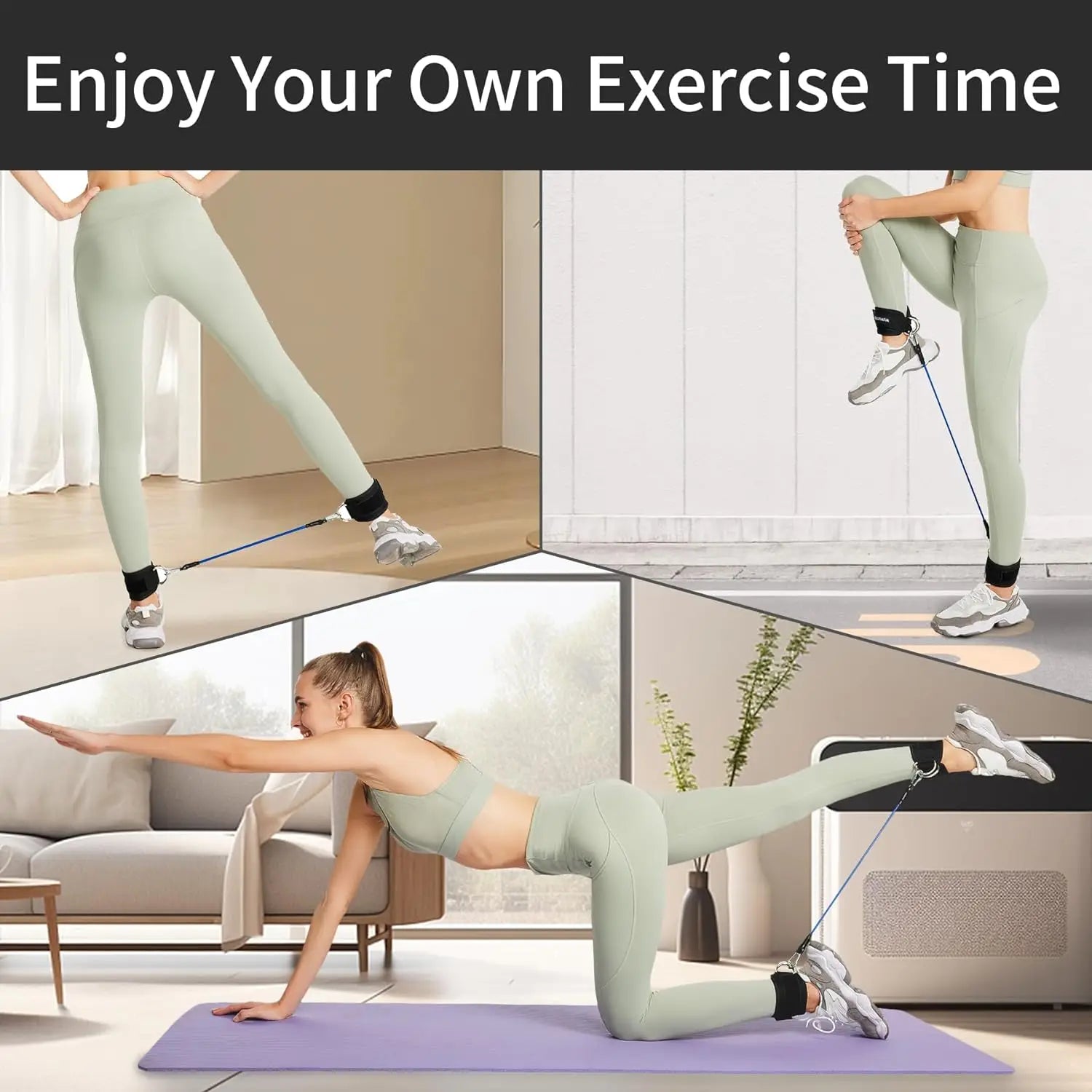 Adjustable Ankle Resistance Training Band