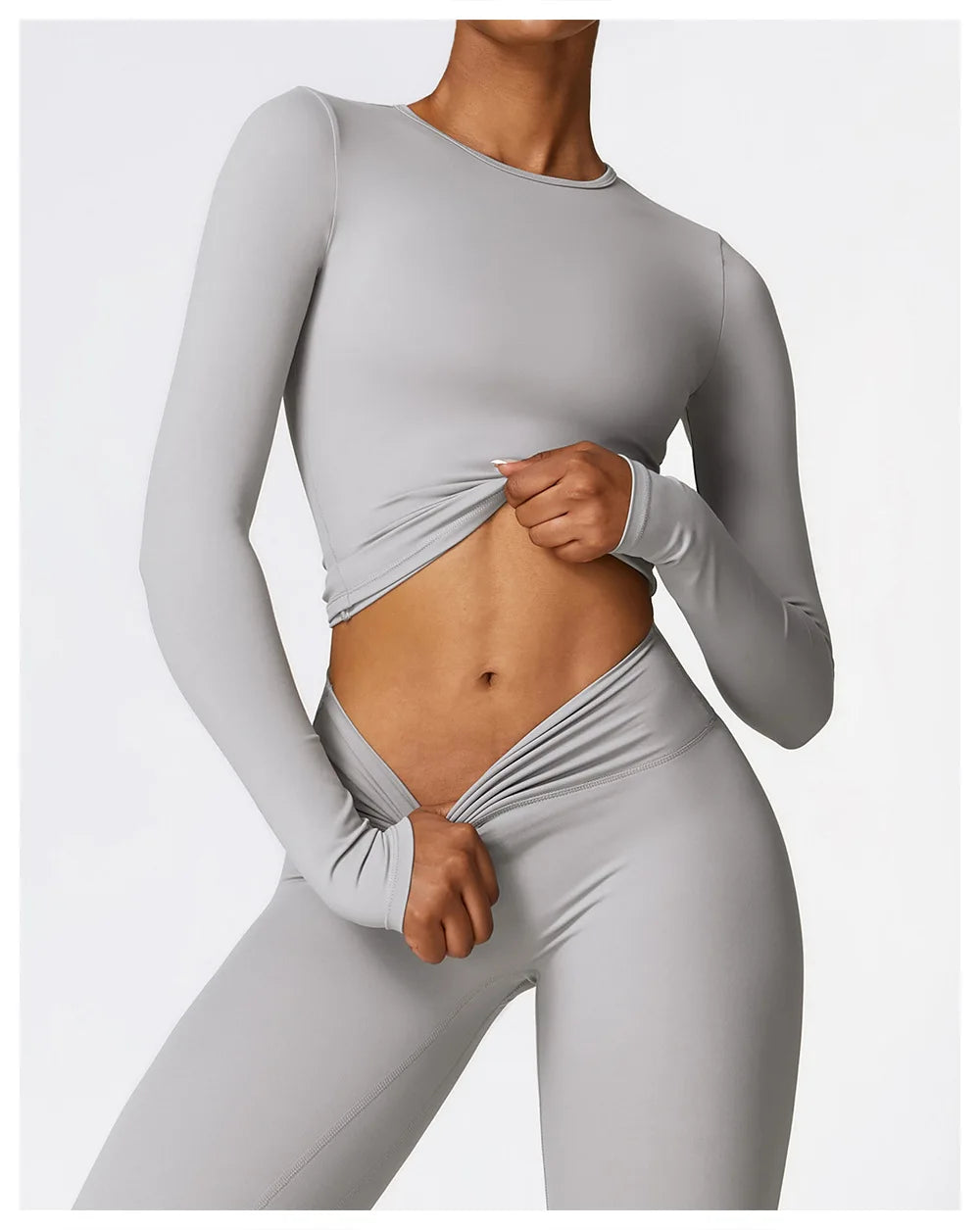 Sleeve Winter Fitness Running Gym Clothes Workout