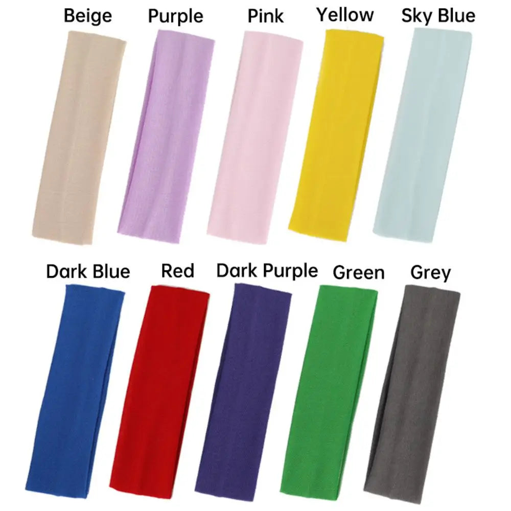 Breathable Athletic Headband – Candy Color Sweat Control Band