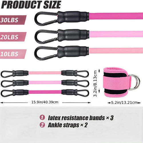 Adjustable Ankle Resistance Training Band