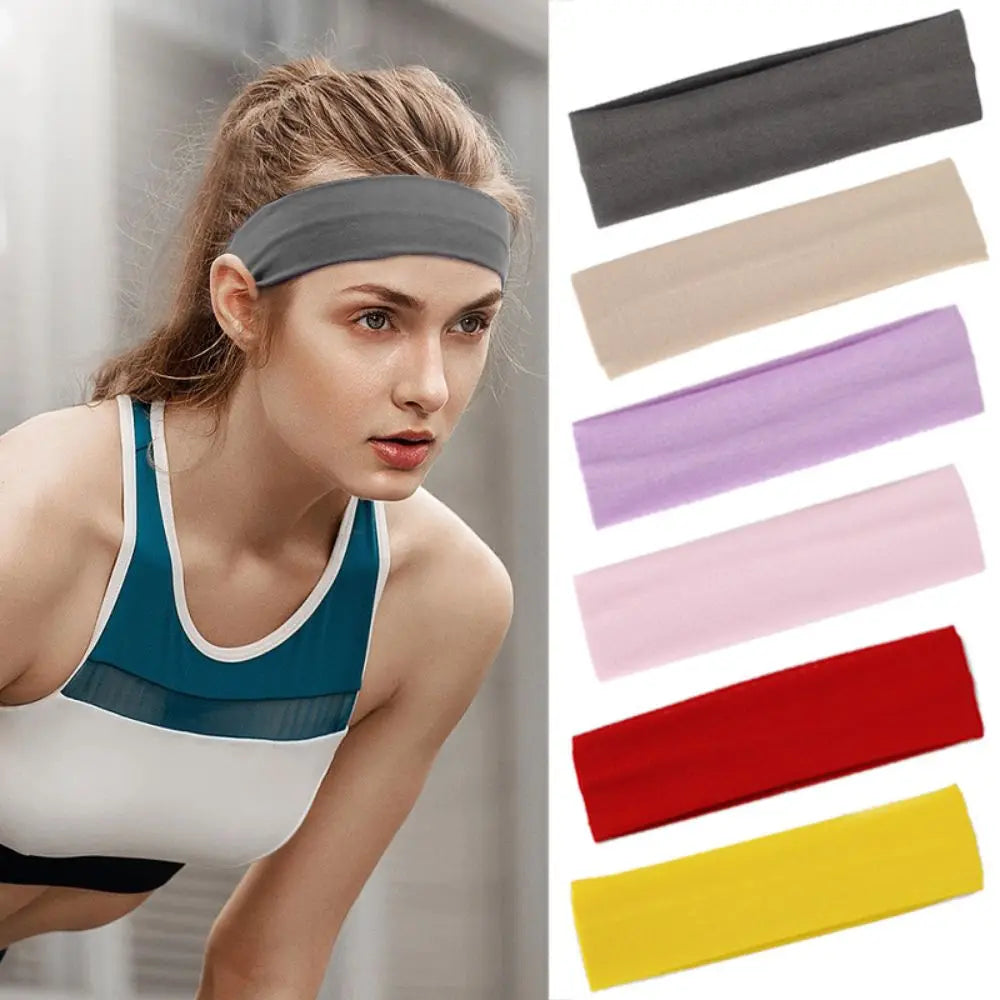 Breathable Athletic Headband – Candy Color Sweat Control Band