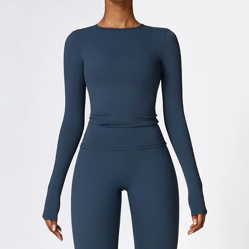 Sleeve Winter Fitness Running Gym Clothes Workout