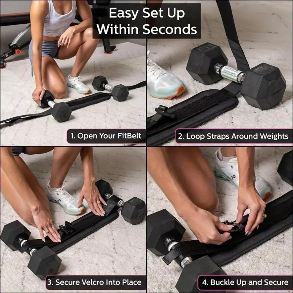 Adjustable Weighted Waist Training Belt