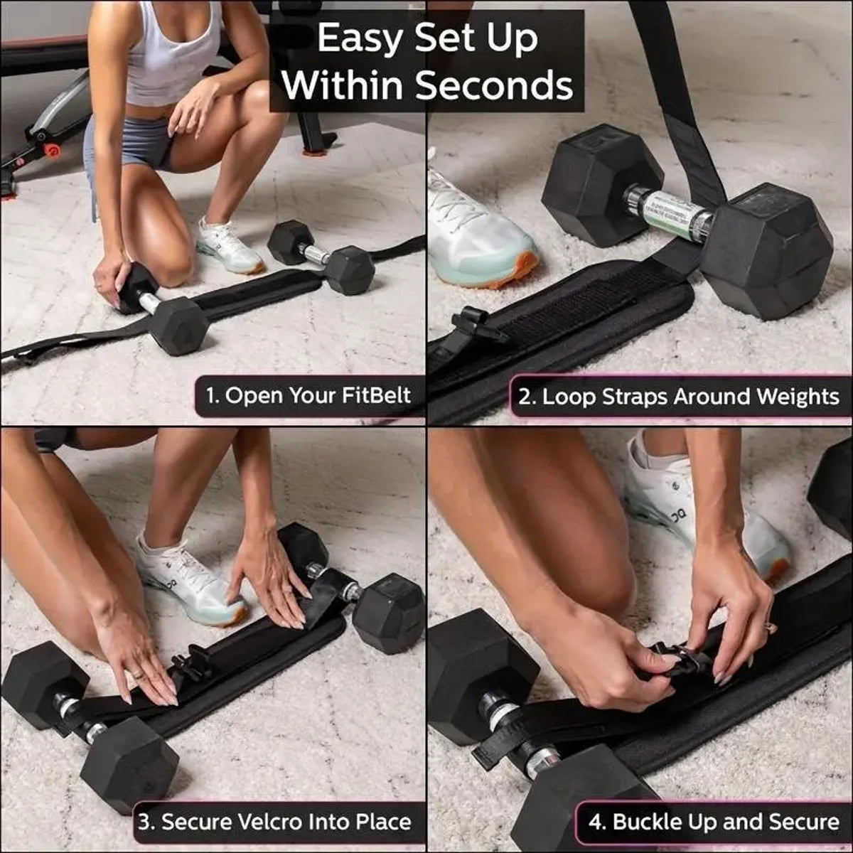 Adjustable Weighted Waist Training Belt