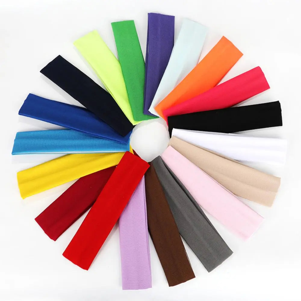 Breathable Athletic Headband – Candy Color Sweat Control Band