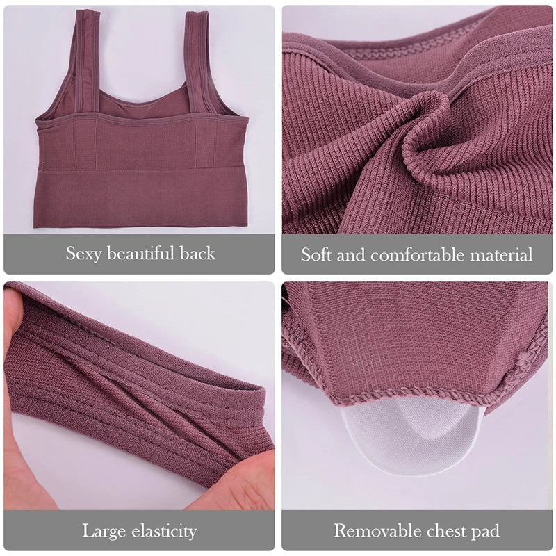 Breathable Anti-Sweat Sports Bra