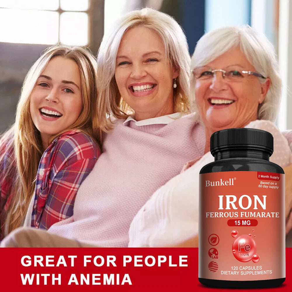 Iron Supplement - Boost Energy, Improve Concentration