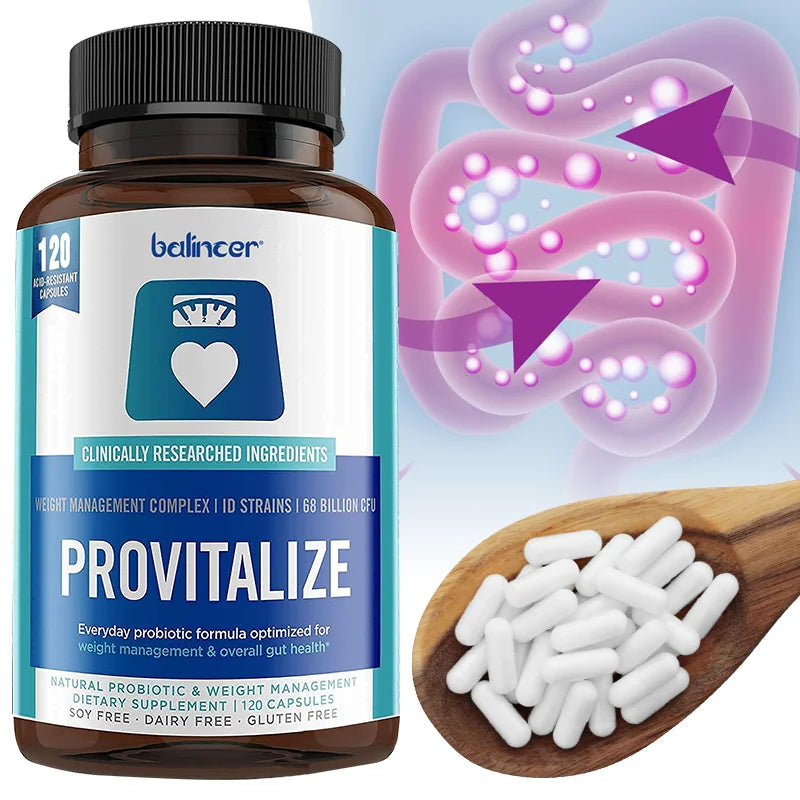 Probiotic Supplement - Gut Health, Supports Weight Management