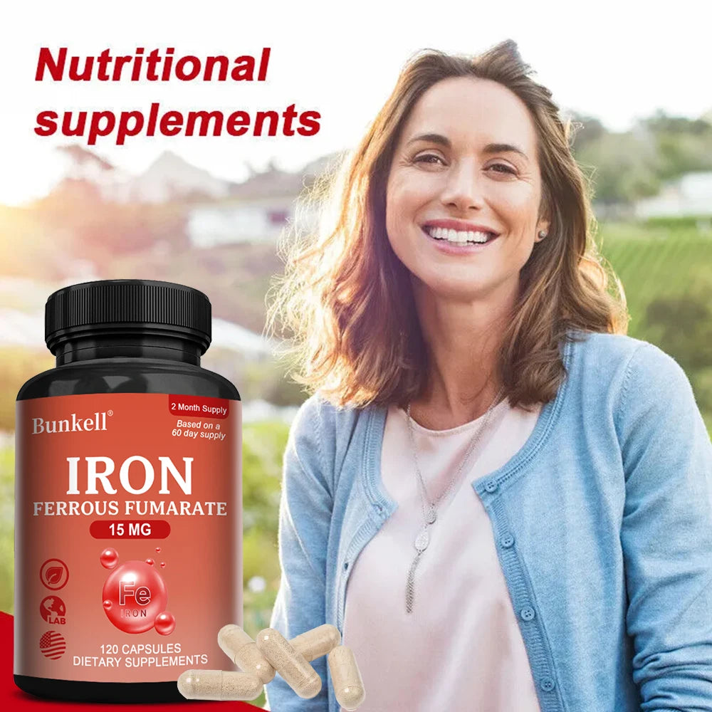 Iron Supplement - Boost Energy, Improve Concentration