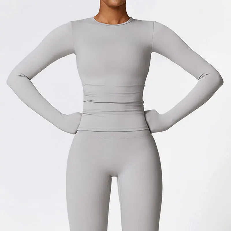 Sleeve Winter Fitness Running Gym Clothes Workout