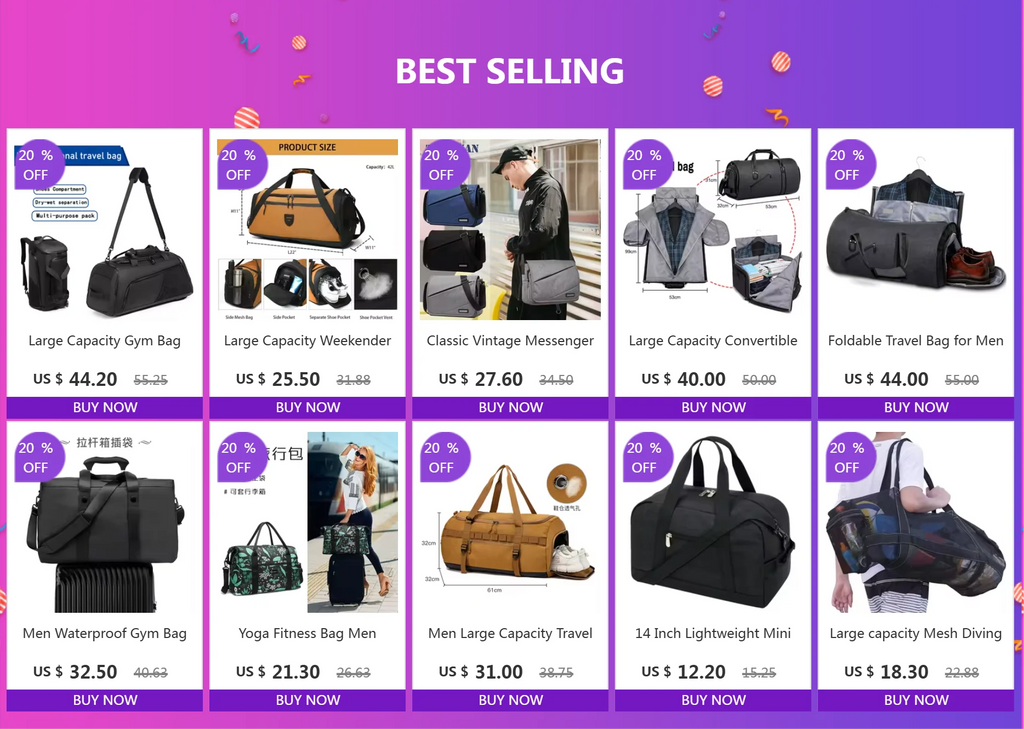 Waterproof Fitness Training Gym Bag