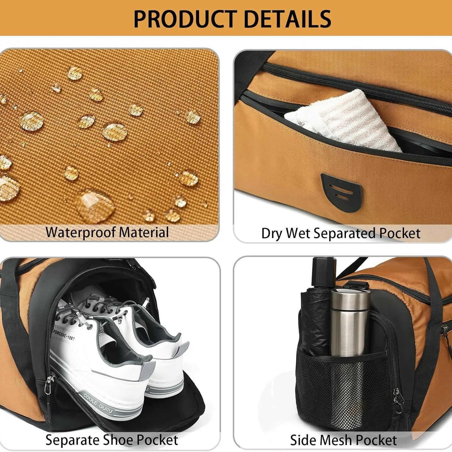 Waterproof Fitness Training Gym Bag