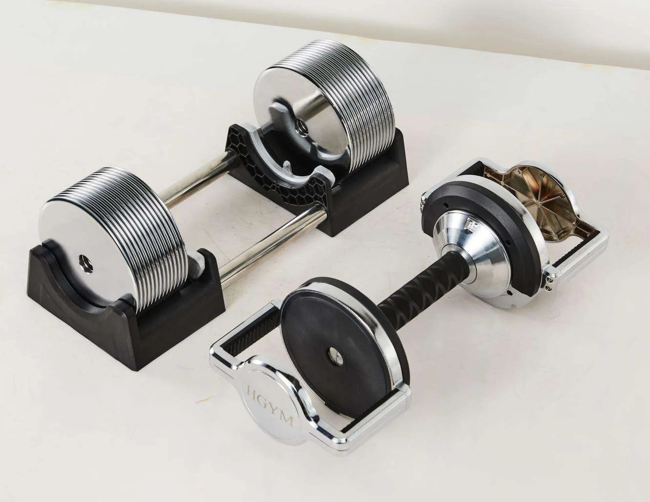 Adjustable Stainless Steel Dumbbell Set