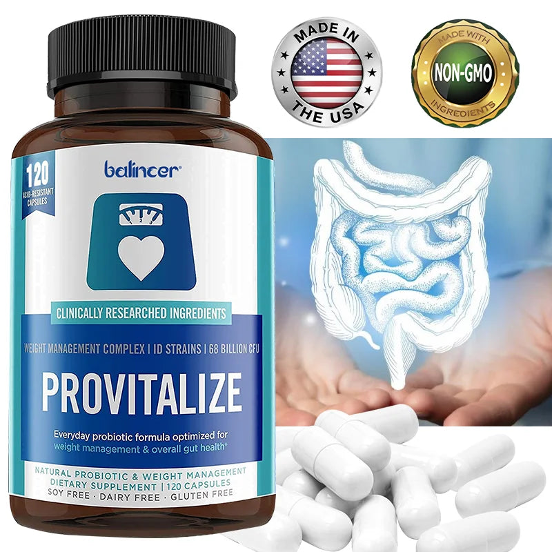 Probiotic Supplement - Gut Health, Supports Weight Management