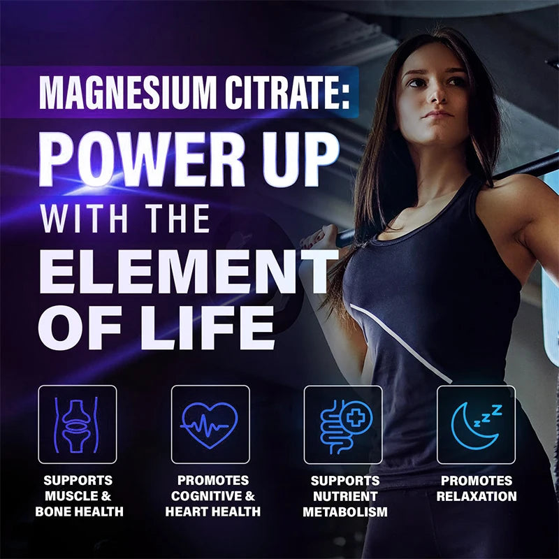 FULIMIKS Magnesium Citrate Supplemen for Adults