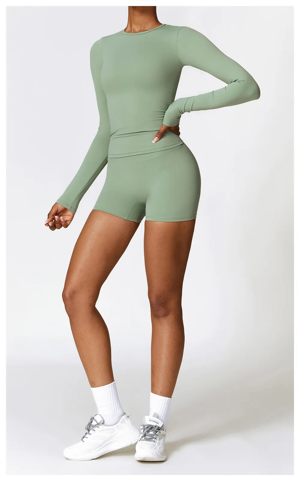 Sleeve Winter Fitness Running Gym Clothes Workout