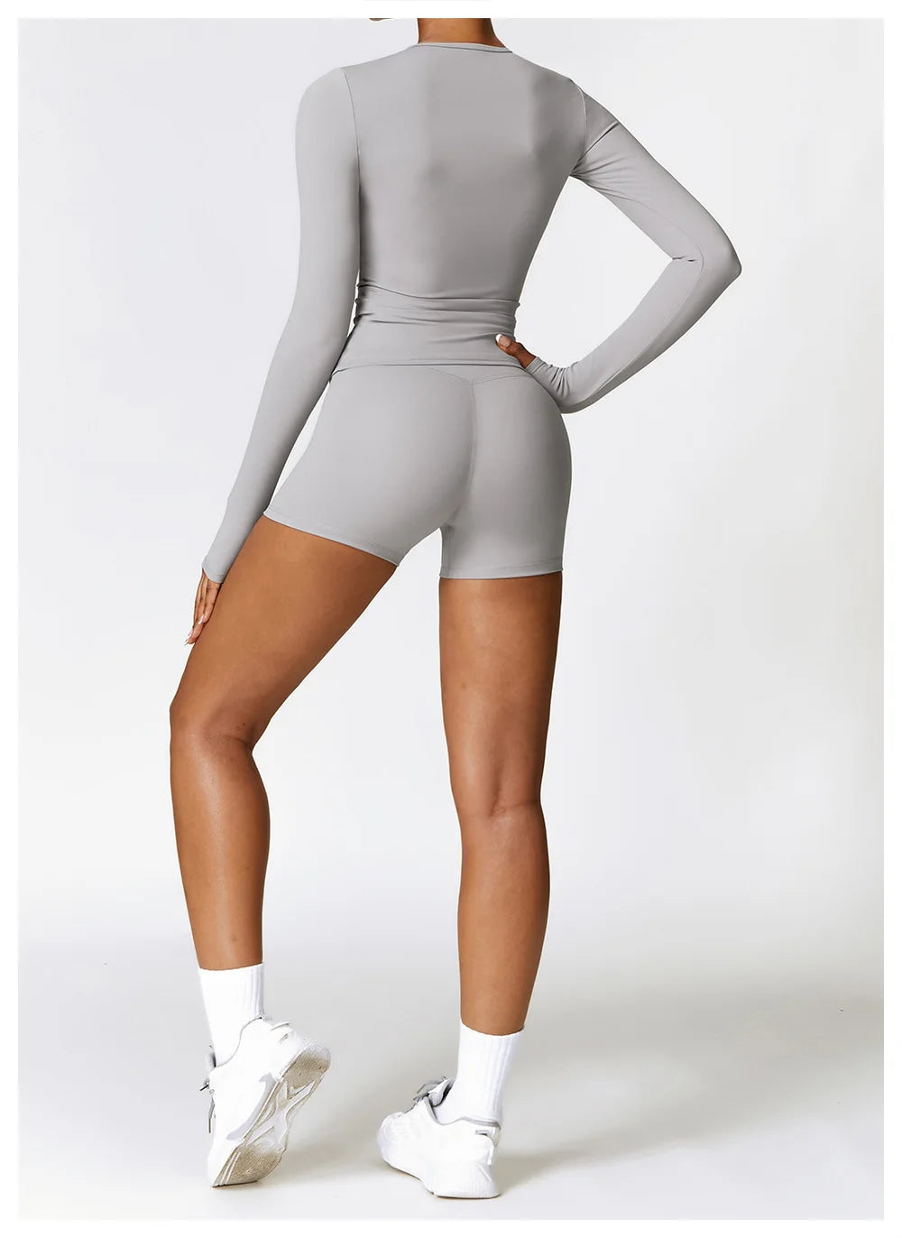 Sleeve Winter Fitness Running Gym Clothes Workout