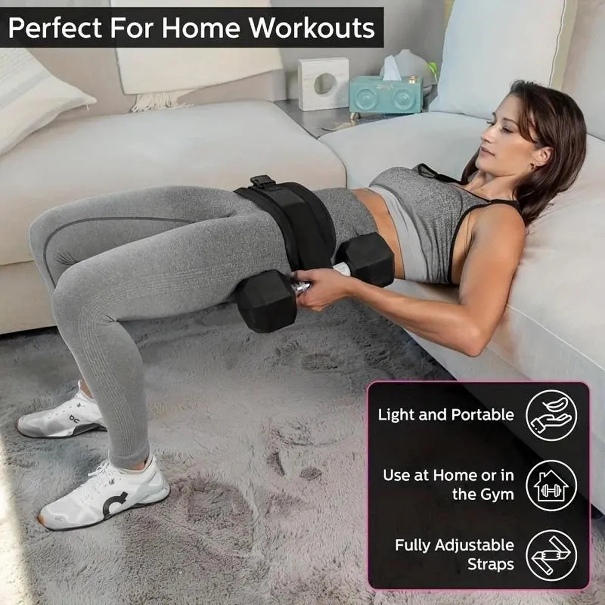 Adjustable Weighted Waist Training Belt