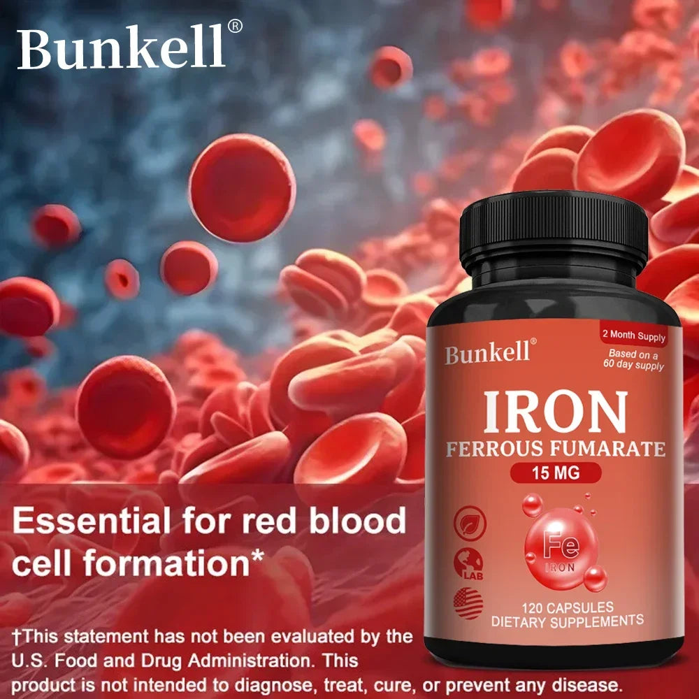 Iron Supplement - Boost Energy, Improve Concentration